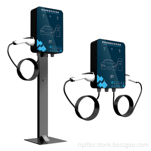 Zolala LED Touch Screen Portable EV Charger 7KW سيارة كهربائية سريعة الشحن EV محطة شحن الأسرة أو التجارية